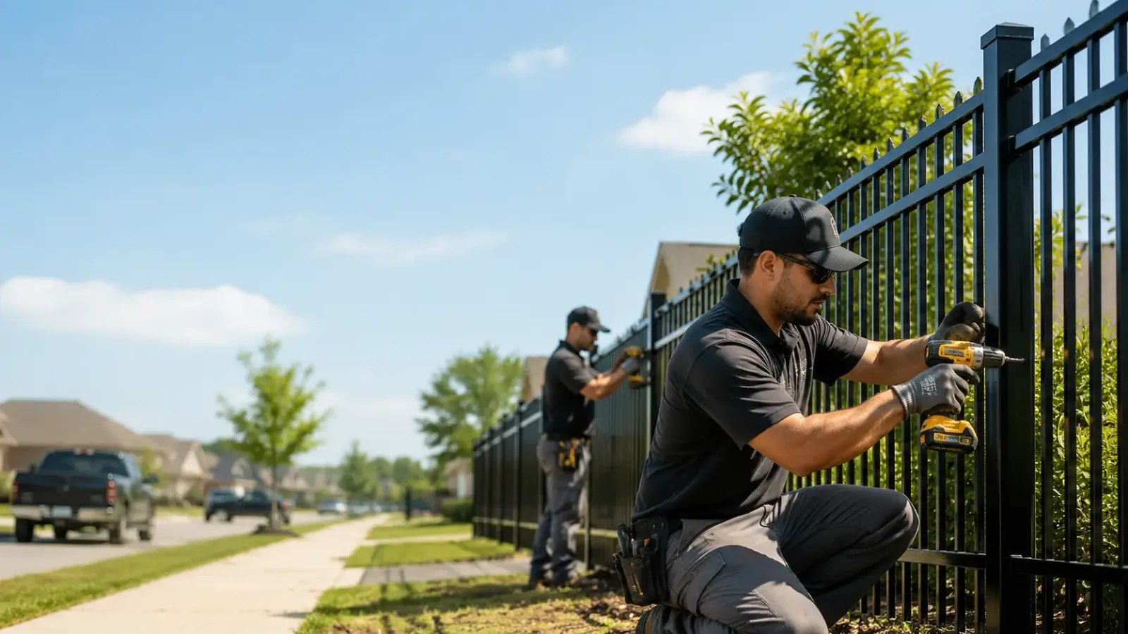 Metal Fence Installation in Amber, OK
